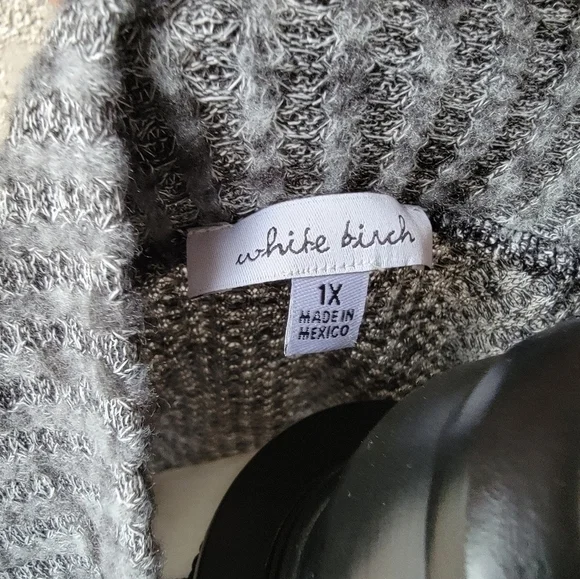 NWOT Boutique Quarter Zip Sweater sz 1X - Picture 5 of 6